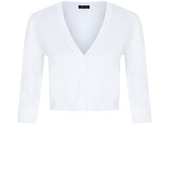 Comprar White Cropped Cardigan al mejor precio