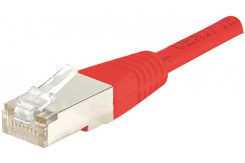 Comprar Dexlan 852644 - Cable de red RJ45 (FTP, cat. 6, 25 m), color rojo al mejor precio