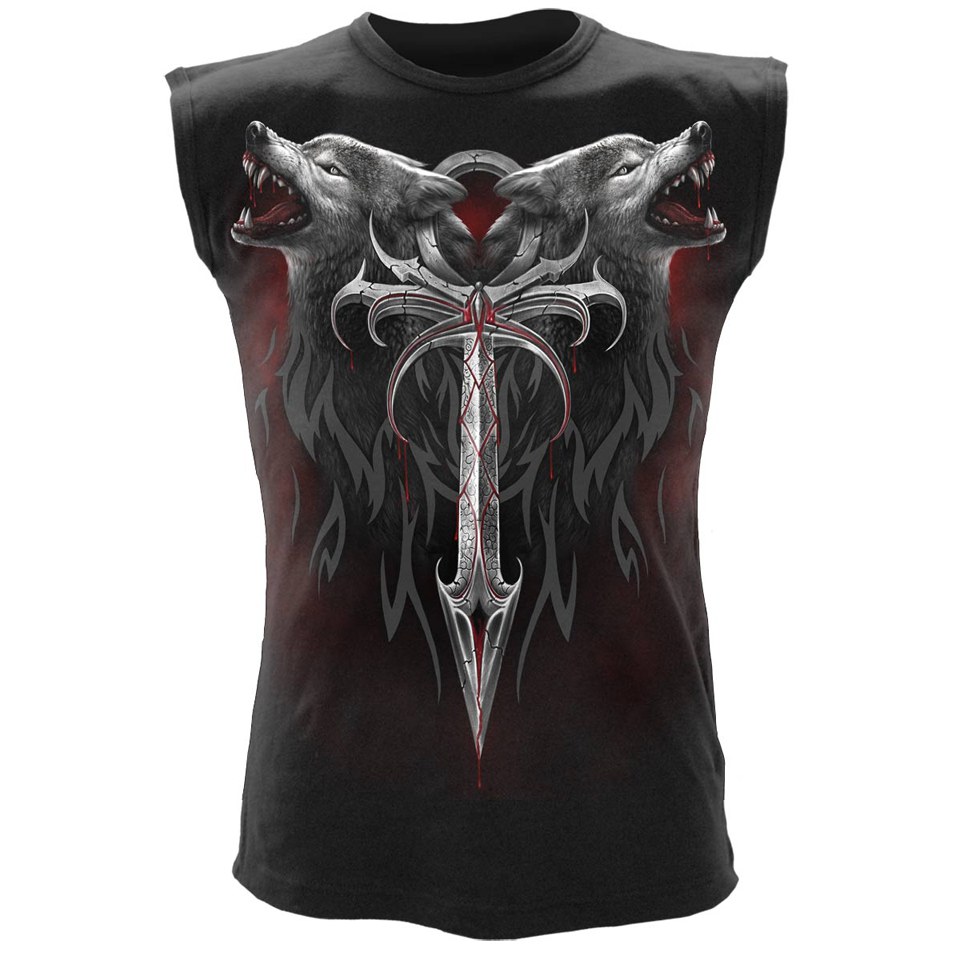 Comprar Spiral Men's LEGEND OF THE WOLVES Sleeveless T-Shirt - Black - XL al mejor precio