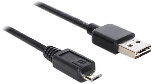 Comprar DeLock - Cable USB 2.0 (A 90G conector macho Micro-B a conector macho, 1 m) al mejor precio