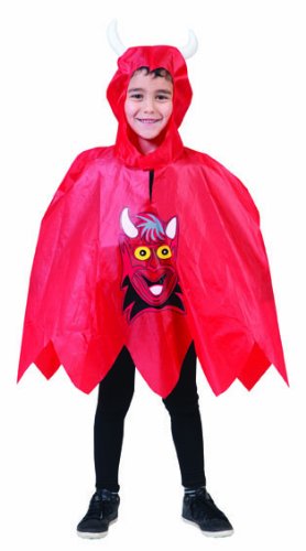 Comprar Poncho diablo niño Halloween - De 6 a 8 años al mejor precio