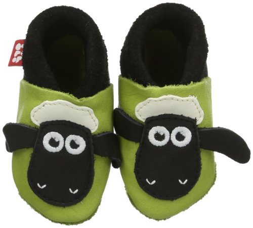 Comprar Pololo Shaun 1-35-913 - Zapatillas de casa de cuero para niños, color verde, talla 22/23 al mejor precio