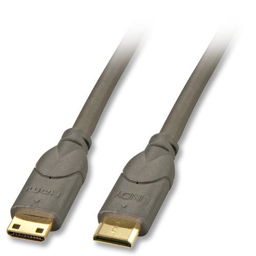 Comprar Lindy 1m HDMI CAT2 - cables HDMI (Mini-HDMI, Mini-HDMI, Macho/Macho, Oro, Negro) al mejor precio
