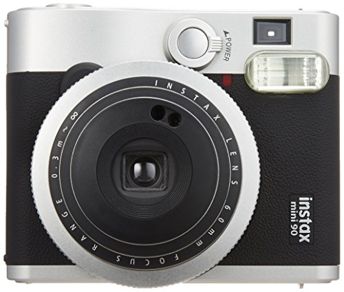 Comprar Fujifilm Instax Mini 90 Neo Classic - Cámara analógica instantánea (60 mm f/12.7, 8x), negro y plateado al mejor precio