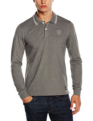 Comprar Jack and Jones jjcoTHOM POLO LS - Polo para hombre, color grau - grau (grau), meliert, talla S al mejor precio