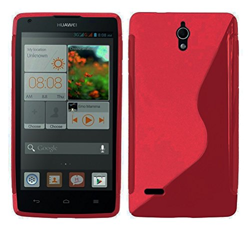 Comprar Bluetrade BT-TPU-HYG70R - Funda TPU para Huawei G700, color rojo al mejor precio