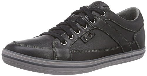Comprar Geox U BOX D - zapatilla deportiva de cuero hombre, color negro, talla 46 al mejor precio