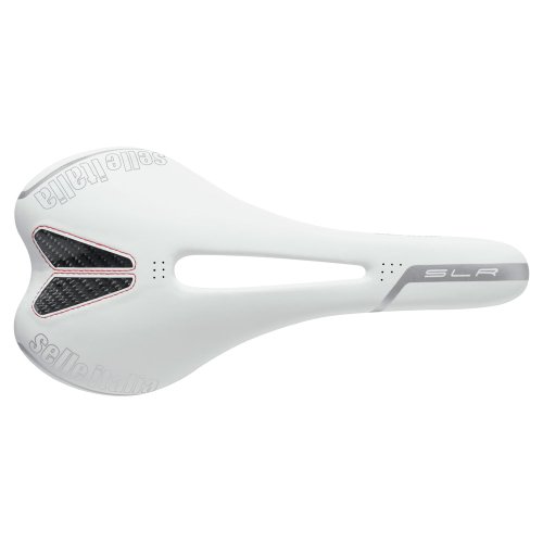 Comprar Selle Italia SLR Kit Carbono Flow 14 - Sillín de ciclismo, color blanco al mejor precio