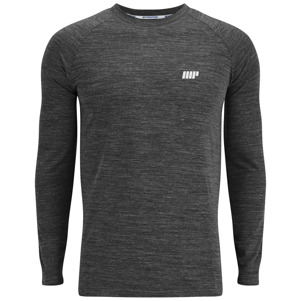 Comprar Myprotein Men's Performance Long Sleeve Top, Black, S al mejor precio