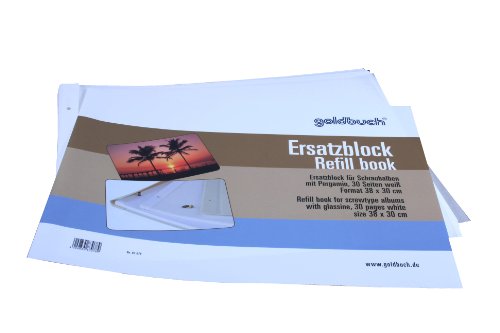 Comprar Goldbuch 83 078 - Bloc de recambio (papel cristal, 30 páginas, 38 x 30 cm), hojas blancas al mejor precio