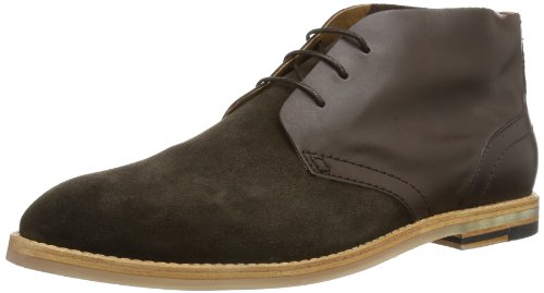 Comprar Hudson Houghton - Botas chukka de cuero hombre, color marrón, talla 12 UK al mejor precio