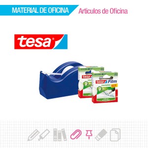 Comprar TESA DISPENSADOR + 2 CINTAS INVISIBLES. 3X19 MM.TESA DISPENSADOR + 2 CINTAS INVISIBLES. 3X19 MM. al mejor precio