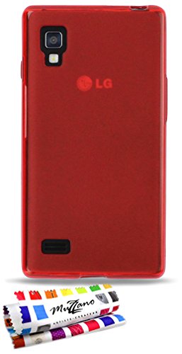 Comprar Muzzano F19749 - Funda para LG Optimus L9, color rojo al mejor precio