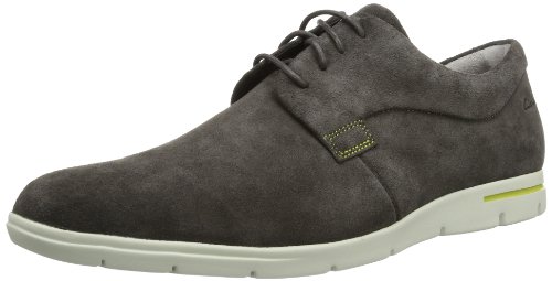 Comprar Clarks Denner Motion - Brogue de cuero hombre, color gris, talla 46 al mejor precio