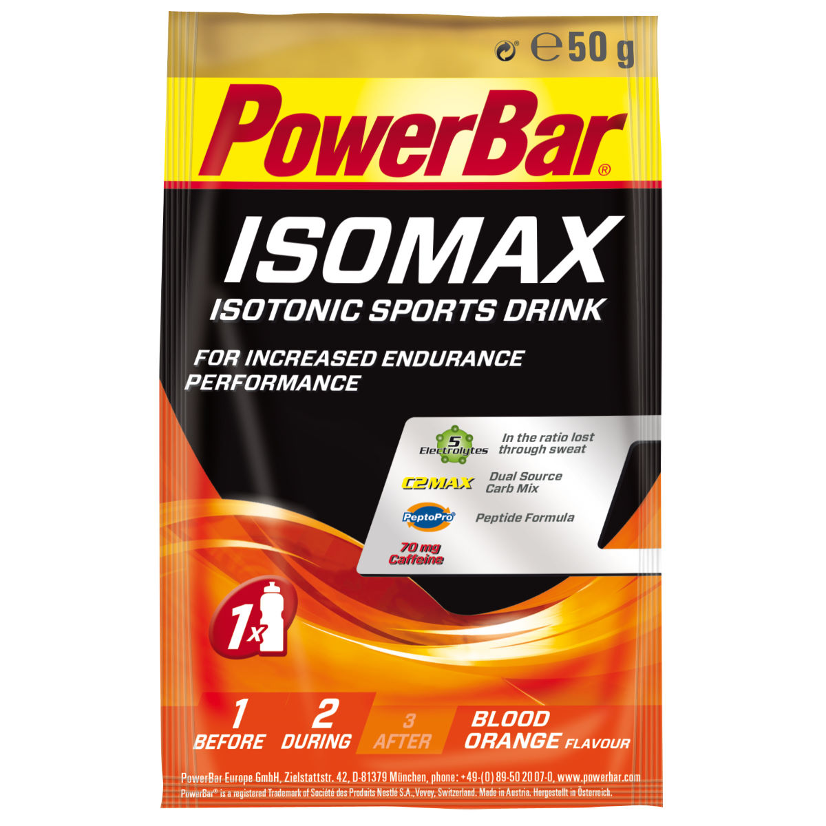 Comprar Bebida energética PowerBar Isomax (20 sobres x 50 g) - Bebidas energéticas al mejor precio