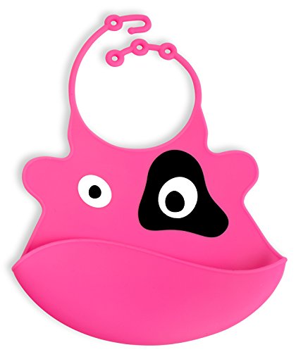 Comprar Neon Kids 160008804201086 - Babero de silicona con recogemigas, color rosa al mejor precio