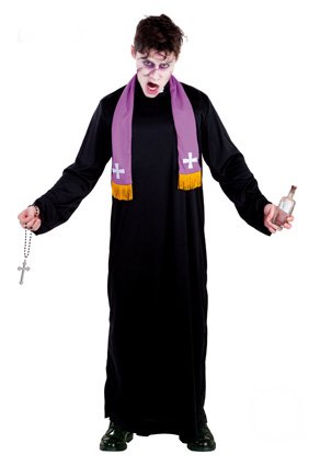 Comprar Haunted House - Disfraz de Padre Karras, para adultos, talla única (Rubie's Spain S8250) al mejor precio