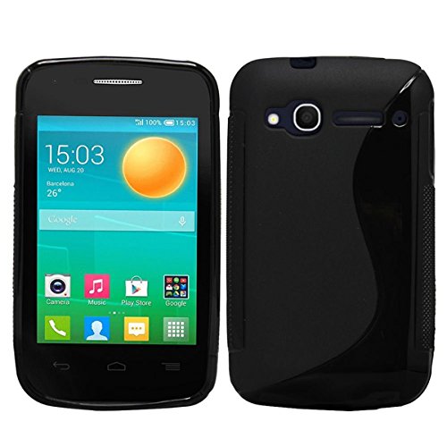 Comprar Bluetrade BT-TPU-ALD1B - Funda TPU S para Alcatel D1 One Touch Pop 4038, color negro al mejor precio