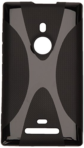 Comprar Muzzano F11165 - Funda para Nokia Lumia 925 + 3 protecciónes de pantalla, color negro al mejor precio