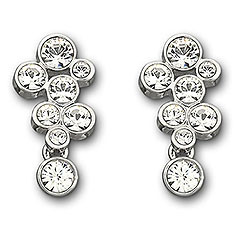 Comprar Swarovski Fidelity Pendientes Blanco Chapado en rodio al mejor precio