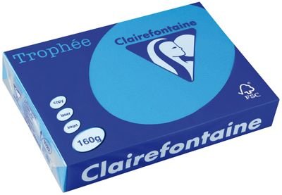 Clairefontaine Trophée - Papel (A3 (297×420 mm), Azul, Copying)