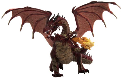 Comprar Papo - Dragón dos cabezas, figura con diseño El Mundo Fantástico, color rojo (2038935) al mejor precio
