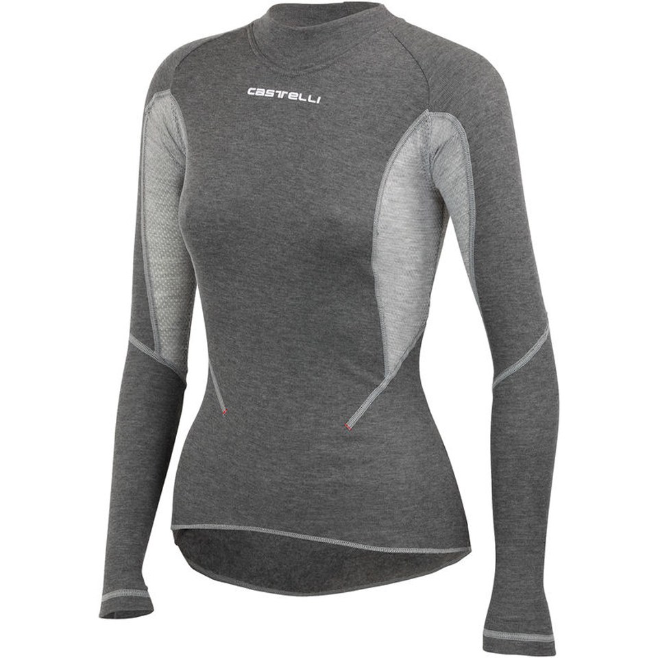 Comprar Castelli Women's Flandria Warm Long Sleeve Baselayer - Grey - S al mejor precio