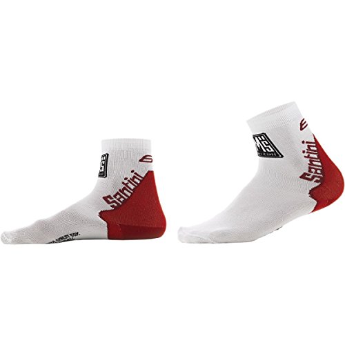 Comprar Santini 365 - Calcetines, color weiß/rot, talla X-Small al mejor precio