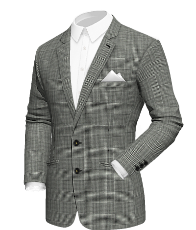 Comprar Americana Tweed gris de lana - Americana a medida al mejor precio