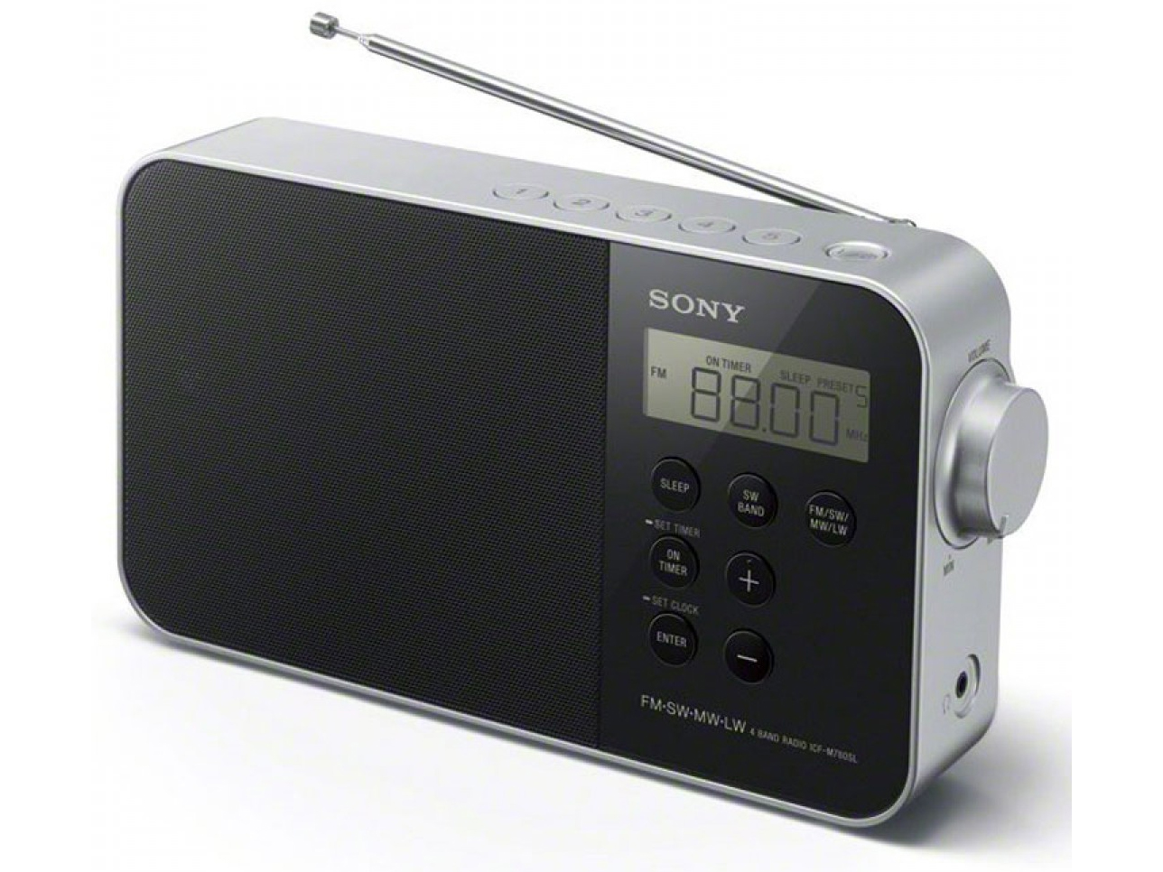 Comprar Sony ICFM780SLB Rádio portátil color negro al mejor precio