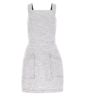 Comprar Grey Geo Jacquard Pinafore Dress al mejor precio