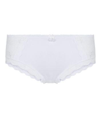 Comprar White Lace Side Short Briefs al mejor precio