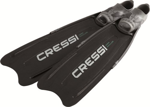 Comprar Cressi Apnoe Flossen Gara Modular - Aletas de buceo ( caucho, viaje ), color negro, talla 44/45 (10/11) al mejor precio