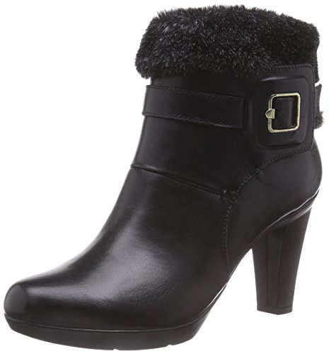 Comprar Geox D INSPIRATION STIV D - botas de caño bajo de cuero mujer, color negro, talla 42 al mejor precio