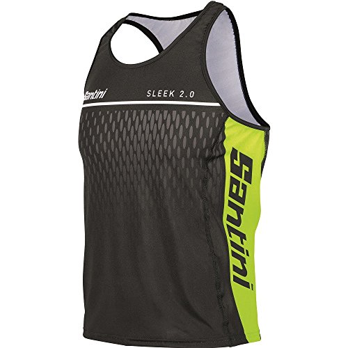 Comprar Santini - Maillot, talla M, color negro / amarillo al mejor precio