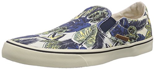 Comprar JACK & JONES Jjsurf Flower Canvas Loafer - zapatilla deportiva de lona hombre, color multicolor, talla 43 al mejor precio