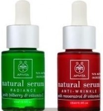 Comprar Apivita serum natural resplandor 15 ml + serum antiedad 15 ml al mejor precio