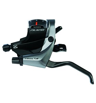 Comprar Shimano Alivio ST-M4000 - Manetas de cambio izquierdo - 3 marchas, izquierda gris/negro 2016 al mejor precio