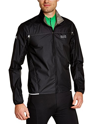 Comprar GORE RUNNING WEAR X-Running Light Windstopper Active Shell - Chaqueta de running para hombre, color negro, talla M al mejor precio