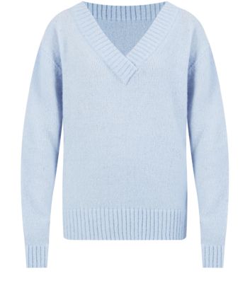 Comprar Pale Blue V Neck Jumper al mejor precio
