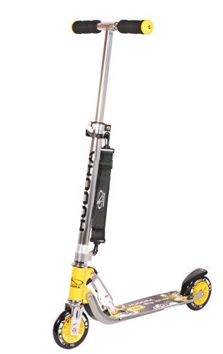 Comprar Hudora 125 - Patinete de ruedas grandes amarillo al mejor precio