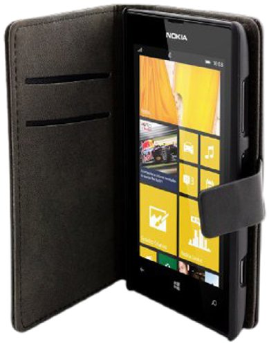 Comprar Muvit Flip Case - Funda para Nokia Lumia 625 (bolsillo para tarjetas), negro al mejor precio