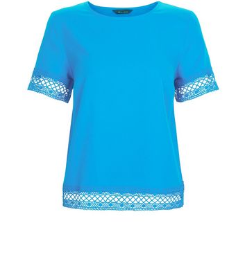 Comprar Blue Lace Trim T-Shirt al mejor precio