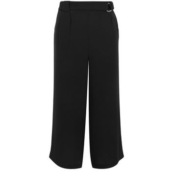 Comprar Black D-Ring Belted Waist Culottes al mejor precio