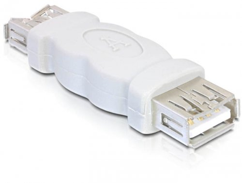 Comprar DeLOCK USB A Adapter - Adaptador para cable (USB 2.0 A FM, USB 2.0 A FM, Hembra/hembra, Gris, Níquel) al mejor precio