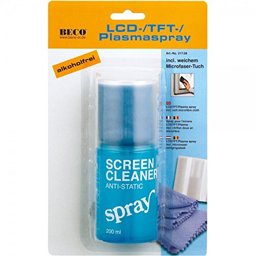 Comparar mejores precios Beco 217.09 - Kit de limpieza para ordenador (Mojado / seco paños y líquidos, LCD/TFT/Plasma, Microfibra, 200 ml) con descuentos Comprar Beco 217.09 - Kit de limpieza para ordenador (Mojado / seco paños y líquidos, LCD/TFT/Plasma, Microfibra, 200 ml) al mejor precio