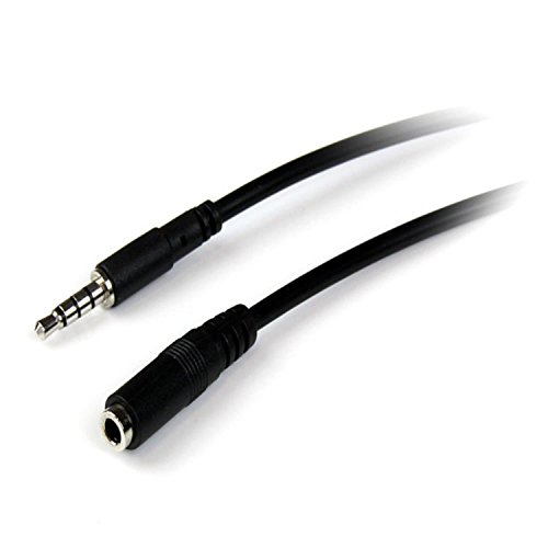 Comprar StarTech.com MUHSMF2M - Cable de extensión alargador de auriculares con micrófono mini Jack 3.5 mm, 4 pines, macho a hembra, 2 m al mejor precio