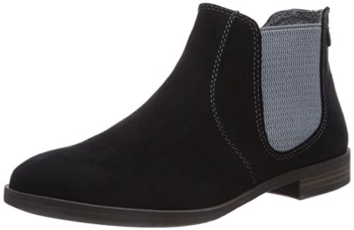 Comprar s.Oliver 25302 - botas chelsea de lona mujer, color negro, talla 38 al mejor precio