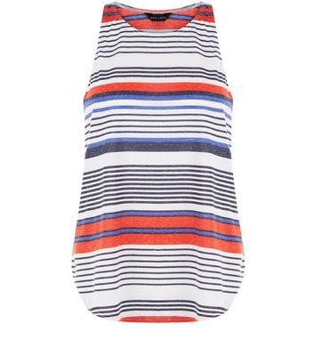 Comprar White Contrast Stripe Vest al mejor precio