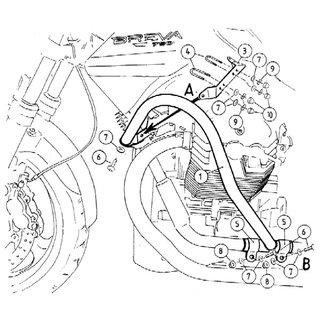 Comprar Defensa de motor Moto Guzzi Breva V 750 ie CR al mejor precio